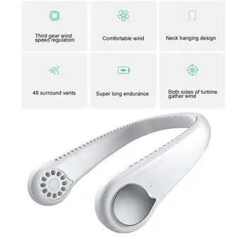 2020 Mini USB Portable Neck Fan With Rechargeable Battery Ultra quiet wind Wearable Fan handheld Air Cooler Conditioner Outdoor
2020 Mini USB Portable Neck Fan With Rechargeable Battery Ultra quiet wind Wearable Fan handheld Air Cooler Conditioner Outdoor