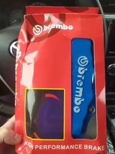 Uds 3D pinza de freno de disco Universal de estilo de disco delantero y trasero Kit de 17 pulgadas 2 piezas medio y 2 piezas pequeñas