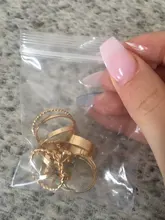 Doocna 8 unids/set Bohemia oro conjunto anillo conjuntos para los hombres y las mujeres geométrico Simple anillo de boda de toque de accesorios de joyería 10287