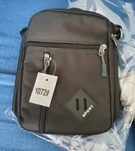 Mochila tipo mensajero para hombre, bolso de hombro, sencillo e informal, impermeable, de tela Oxford, de negocios y de viaje