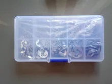 Retaining Ring Clip Washer Metalworking 304-Stainless-Steel Fastener Assortment-Kit Shaft