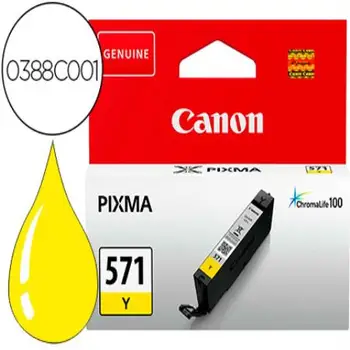 Ink-jet canon cli 571 pixma ts5051 / ts6050 / ts8051/ts9050/yellow 161 pages 154816-0388C001
Ink-jet canon cli 571 pixma ts5051 / ts6050 / ts8051/ts9050/yellow 161 pages 154816-0388C001