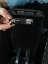 Car Armrest Automobiles-Accessories Console Audi A3 Lid for 8P 03-12 Cover-Latch Gray/beige