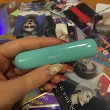 Deli-cortador de papel portátil, suministros escolares, cuchillo de utilidad, corte de papelería, Color aleatorio, 2079, 1 ud.