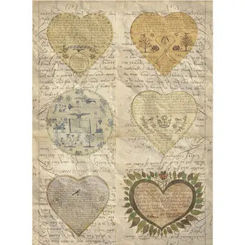 Rice paper for decoupage craft Premier, A3, 25 g/m, heart messages cpd0527
Rice paper for decoupage craft Premier, A3, 25 g/m, heart messages cpd0527