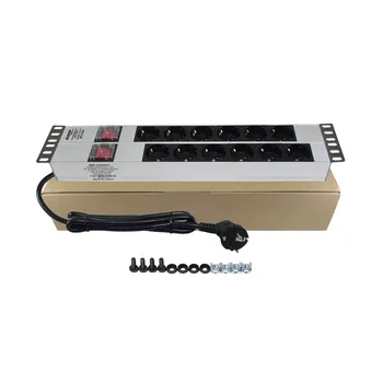 Amp Connect PDU 19 ''2U (6 + 6) 12 WAY GERMANY TYPE (DIN49440) SOCKET 2 UNITS ON/OFF LIGHTED SWITCH ALUMINIUM PROFILE FRAME PDU
Amp Connect PDU 19 ''2U (6 + 6) 12 WAY GERMANY TYPE (DIN49440) SOCKET 2 UNITS ON/OFF LIGHTED SWITCH ALUMINIUM PROFILE FRAME PDU