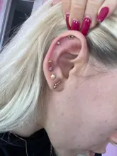 Canner 3 unid/set Pendientes para mujer Plata de Ley 925 Pendientes de botón Pendientes estrella pentagrama Stud Piercing Pendientes joyería fina Aretes W5