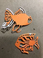 AliliArts-troqueles de corte de Metal, Coral y pez, álbum para recortes de fotos, grabado decorativo, tarjetas de papel, manualidades, troquelado, 2020