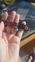 Collar con cascabel para gatos y gatitos, correa ajustable sólida para mascotas, suministros de plomo