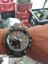 SMAEL-Reloj deportivo de cuarzo para hombre, cronógrafo analógico de estilo militar y a la moda, código 1545