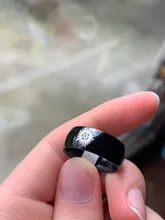 ELSEMODE-Anillo de película de Supernatural para hombre y niño, joyería de acero inoxidable 316L, regalo para fiesta