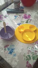 Platos tipo tazón alimentación de bebé, plato de silicona integrado para niños, platos de Silicagel para bebés