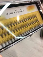 QSTY de 60 uds maquillaje profesional cúmulo Individual pestañas injerto falsas pestañas con envío gratis