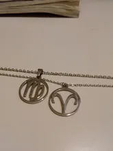 Rinhoo-collar de acero inoxidable con signo del zodiaco y Estrella, colgante de 12 Constelaciones, cadena de oro para mujeres y hombres, regalo de joyería