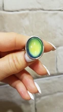Anillo de cristal con cambio de Color según estado de ánimo, joyería de cristal con cambio de Color según estado de ánimo, anillos de temperatura, sensibilidad, estado de ánimo, regalos de tamaño ajustable, suministros para fiestas y eventos, 2016
