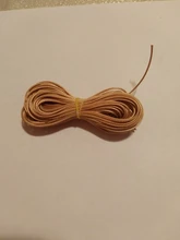 10 metros/lote 1,0mm cordón encerado hilo cadena Correa collar de cuerda de para fabricación de joyería DIY collar de pulsera