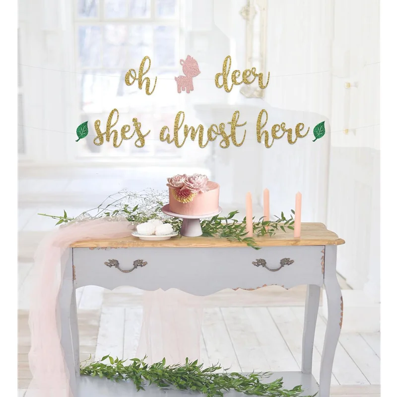 Персонализированный баннер Oh Deer She почти здесь, баннер Oh с оленем, украшения для детского дня рождения
Персонализированный баннер Oh Deer She почти здесь, баннер Oh с оленем, украшения для детского дня рождения