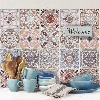 Packaging 24 tile stickers size 15x15 cm - Made in Italy PVC for bathroom and kitchen stickers Design - Carrara
Packaging 24 tile stickers size 15x15 cm - Made in Italy PVC for bathroom and kitchen stickers Design - Carrara