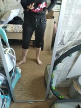 Capri de cintura elástica para correr para mujer, pantalones deportivos informales de moda, con cordón, Cachemira, para baile, 3/4