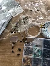 1323 Uds. Kit de cuentas de piedras preciosas irregulares con cuentas espaciadoras cierres de langosta anillos de salto elásticos para suministros de joyería DIY