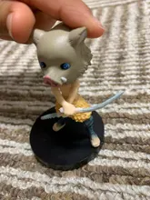 6 unids/set Anime demonio asesino Kimetsu No Yaiba figura Q Posket Kamado Tanjirou Kamado Nezuko Agatsuma juguetes 6cm