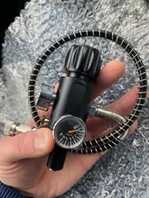 Refill-Adapter Paintball-Tank 400bar PCP with 50cm Hose 6000psi Charging-Valve Air-Filling-Station