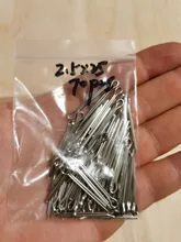 70 Uds GB91 de acero inoxidable pasador de chaveta M2.5 * 25