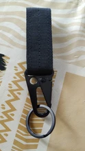 Mosquetón de alta resistencia llave de Nylon gancho MOLLE Correa hebilla colgante sistema hebilla de cinturón colgante Camping y senderismo y accesorios