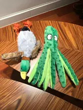 Peluche de felpa con queso sonriente para perros, juguete de perro chillón para cachorros de tamaño mediano y grande, Toro francés, Russell