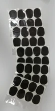 40 Uds almohadillas para la boquilla de saxofón, 0,8mm Tenor/Alto clarinete y almohadillas para parches de boquilla de saxofón