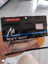 MEREDITH caníbal 80mm 100mm 125mm cebo Artificial suave cebos de pesca leurre shad de cebo T cola Wobblers