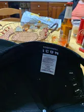 2021 Nueva Italia icono de marca gorras de béisbol sombrero de los hombres de gorras de béisbol de algodón unisex ajustable de las mujeres dsq2 letra para gorras de béisbol tapa negra