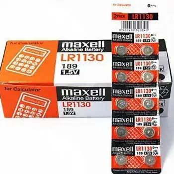 Battery de Buttons Maxell LR1130 Alkaline 1.5V blister 10X Units Battery original
Battery de Buttons Maxell LR1130 Alkaline 1.5V blister 10X Units Battery original