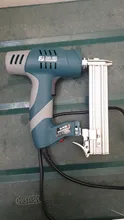 FUJIWARA-pistola de clavos eléctrica, grapadora de uñas de un solo uso/doble uso, 422J, Clavo recto, herramientas de carpintería