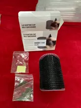 Cepillo esquinero para gatos, cepillo peine para masaje de gatos, para la cara, con peine para hacer cosquillas, producto para mascotas