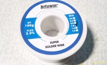 Rollo de alambre de estaño para soldar colofonia de Plomo Fundido, 0,8mm, 1,0mm, 20g, 50g, 100g