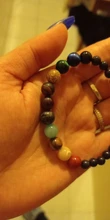 Pulsera de piedras naturales para hombre y mujer, brazalete de cuentas con sistema Solar, Chakra, Yoga, para amantes de los ocho planetas