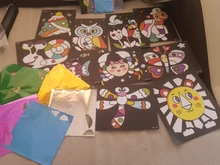 Pintura de transferencia mágica de dibujos animados para niños, manualidades, juguetes de Arte y manualidades para niños, juguetes educativos creativos de aprendizaje para dibujar