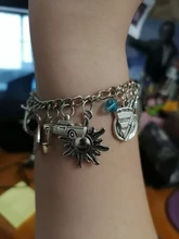 Pulsera SPN inspirada en la TV joyería Supernatural, brazalete de estrella, brazalete de espada, pulsera con cierre de garra de langosta, Sam, Dean, Winchester