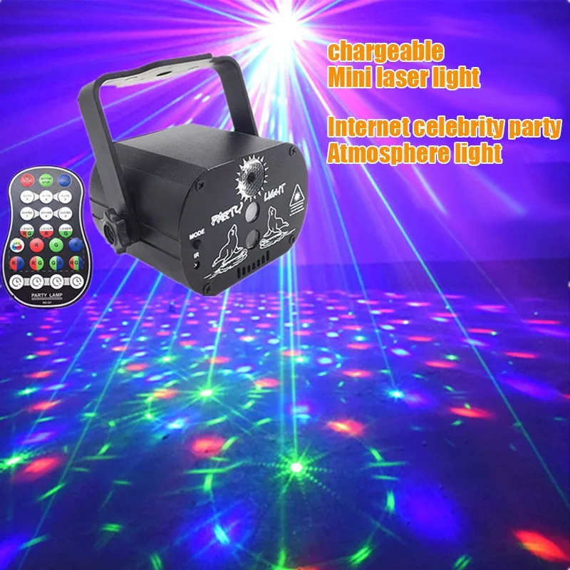 Mini RGB Stage Light 3/6/8 Hole Disco Projection Light for Home Bar Wedding Birthday Party Colorful Effect Lamp with Controller
Mini RGB Stage Light 3/6/8 Hole Disco Projection Light for Home Bar Wedding Birthday Party Colorful Effect Lamp with Controller