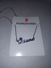 Collar de acero inoxidable con letras personalizadas, colgante con placa con nombre, Gargantilla, joyería