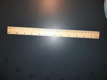 De alta calidad de 15cm 20cm 30cm regla de madera regla métrica de regla de doble cara de aprendizaje de papelería de oficina