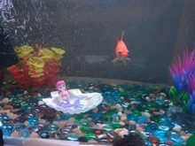 Accesorios de decoración de Acuario, accesorios para mascotas, pecera, adorno bonito de sirenita, pecera, escritorio, 1 Uds.