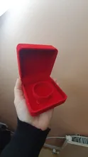Caja de almacenamiento de joyería de boda, anillo de terciopelo rojo increíble, pendientes, collar, colgante, pulsera, organizador de almacenamiento, caja de regalo