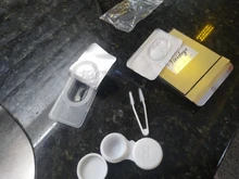 Lentes de contacto de colores para Halloween, Cosplay de Kakashi Sasuke Sharingan, Ojos de muñeca, belleza loca, lente de pupila