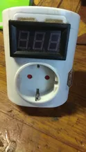 Voltímetro Digital LED CA 30-500V, 0,56 , medidor de voltaje, herramienta de instrumentos de voltios, 2 cables, pantalla roja, verde, azul, 110V, 220V, bricolaje, 0,56 pulgadas