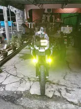 Faro LED para motocicleta, Luz antiniebla de 12v, L6X, para BMW, Suzuki, soportes delanteros, luz de paso