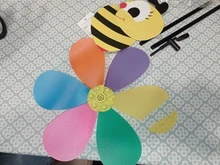 Cute 3D Large Animal Bee Windmill Wind Spinner Whirligig Yard Garden Decor
