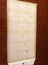 1 Pc * 30*15 Cm regla de Patchwork acolchado herramientas de alto grado Material acrílico regla transparente escala de la escuela, la