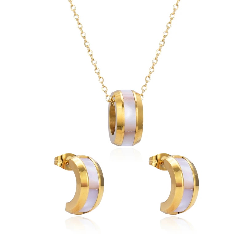 New Fashion Titanium Steel Pendant Creative Stainless Steel Hot Sale Women Men's Pendant Necklace Earrings Popular Jewelry Set
New Fashion Titanium Steel Pendant Creative Stainless Steel Hot Sale Women Men's Pendant Necklace Earrings Popular Jewelry Set